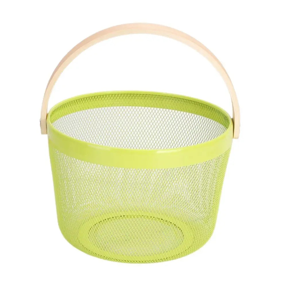 panier de rangement léger et élégant en fer pliable - vue 12 sur 12