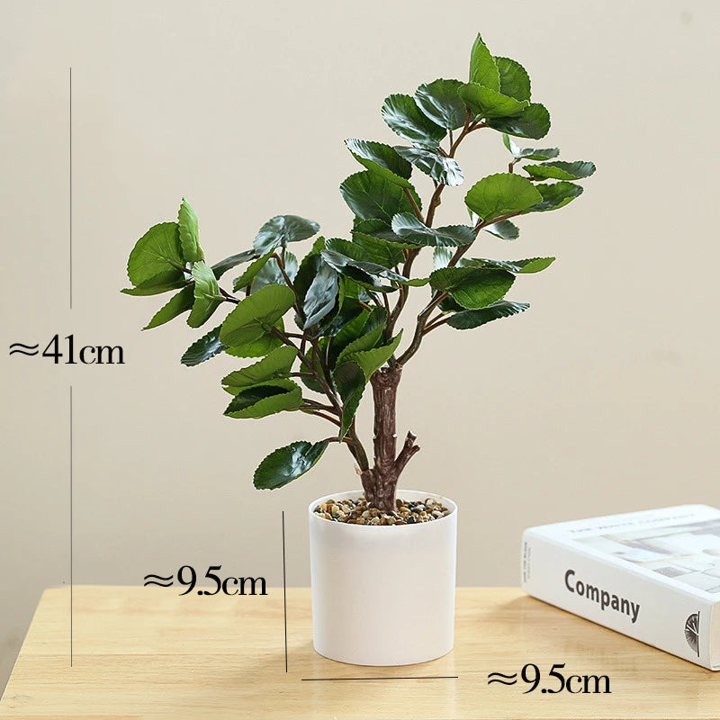 plante artificielle en pot bambou monstera pour décor bureau et maison - vue 8 sur 14