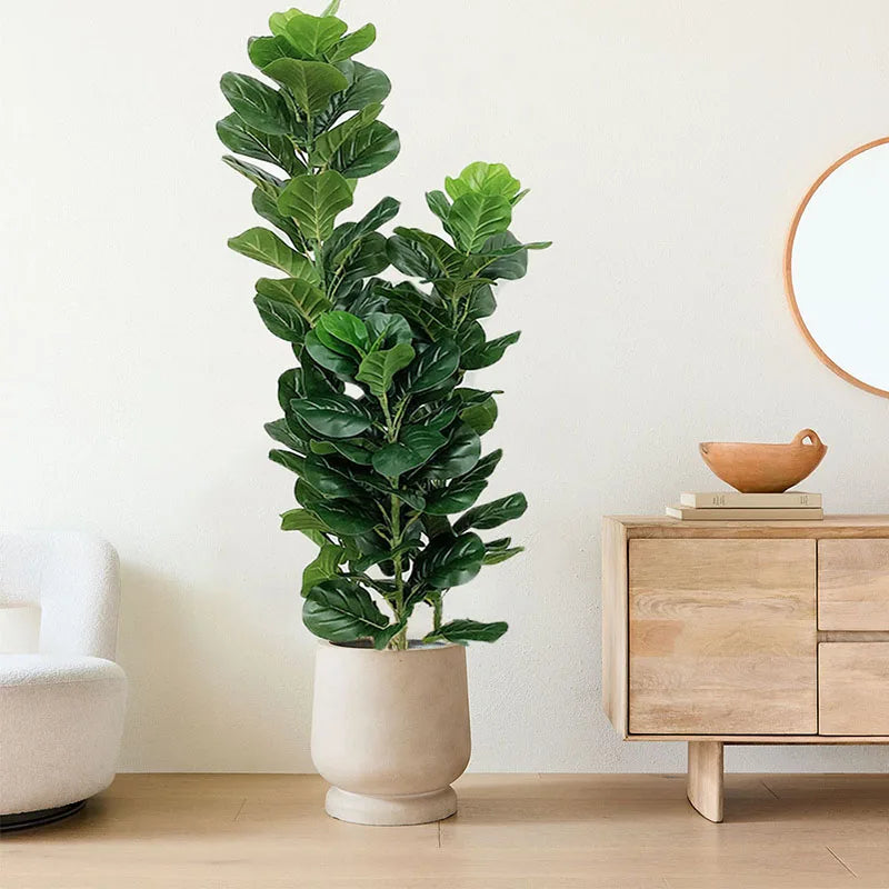 plante artificielle ficus lyrata pour décoration intérieure et extérieure - vue 1 sur 18