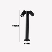 lampe de jardin double tête rotative éclairage créatif extérieur