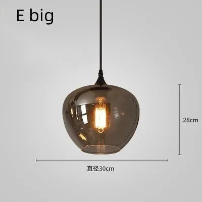 suspension à led en verre design pour décoration intérieure moderne - vue 14 sur 15