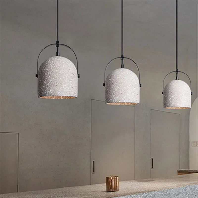 suspension en béton terrazzo design industriel pour intérieur - vue 2 sur 9