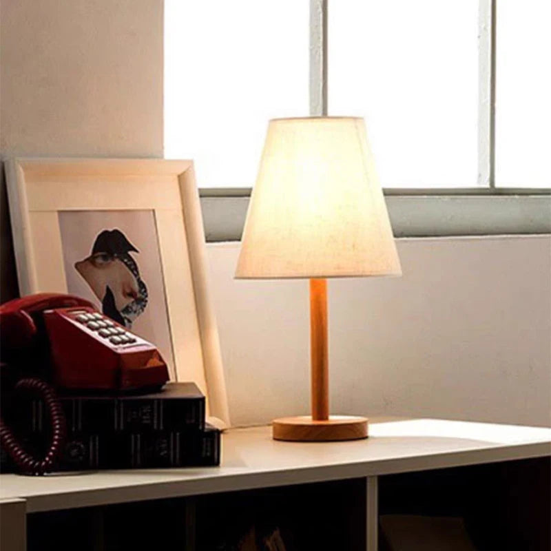lampe à poser plissée nordique pliable décoration atmosphère maison - vue 3 sur 8