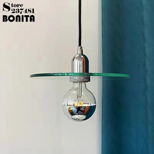 suspension moderne en verre pour éclairage créatif minimaliste - vue 2 sur 8