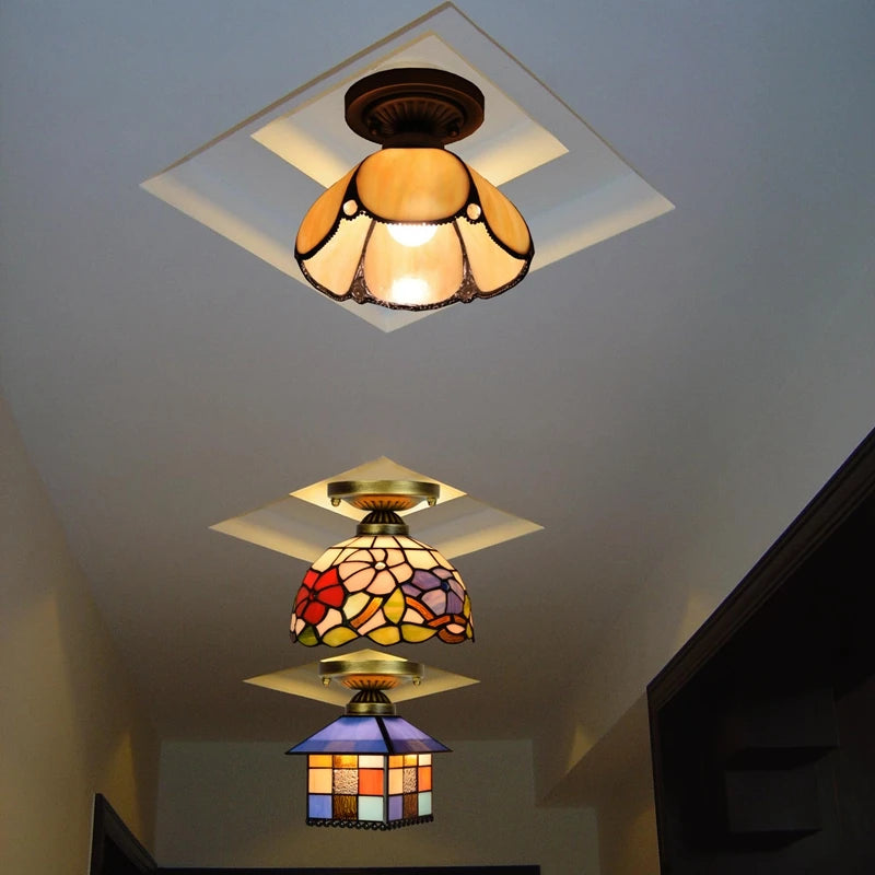 plafonnier moderne en éclairage led nordique pour balcon et allée - vue 2 sur 39