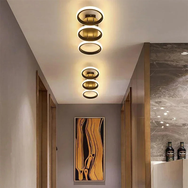 plafonnier moderne à leds pour éclairage intérieur décoratif - vue 3 sur 10