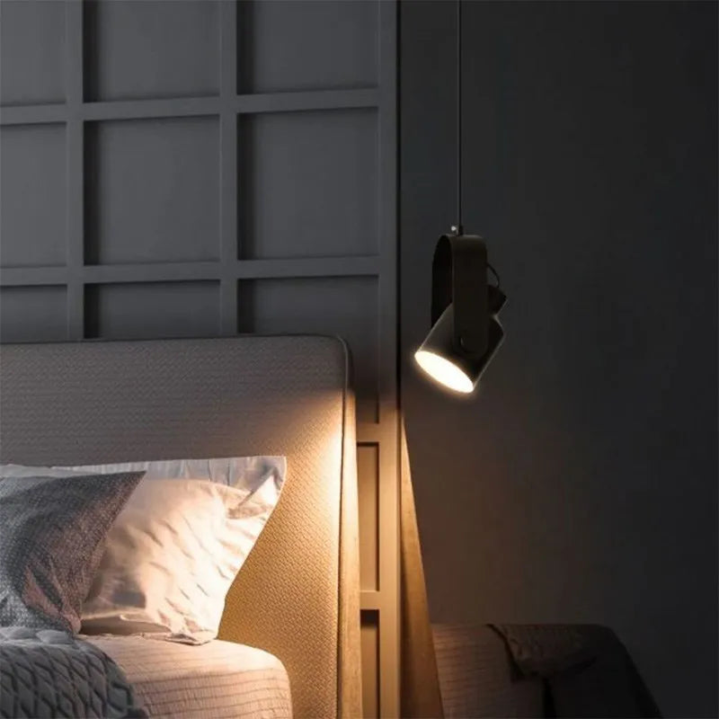 Nordique LED Suspension Lumière Macaron Fer Suspension Pour Chambre Salon Étude Chevet Salle À Manger Luminaire Lustre - vue 5 sur 12