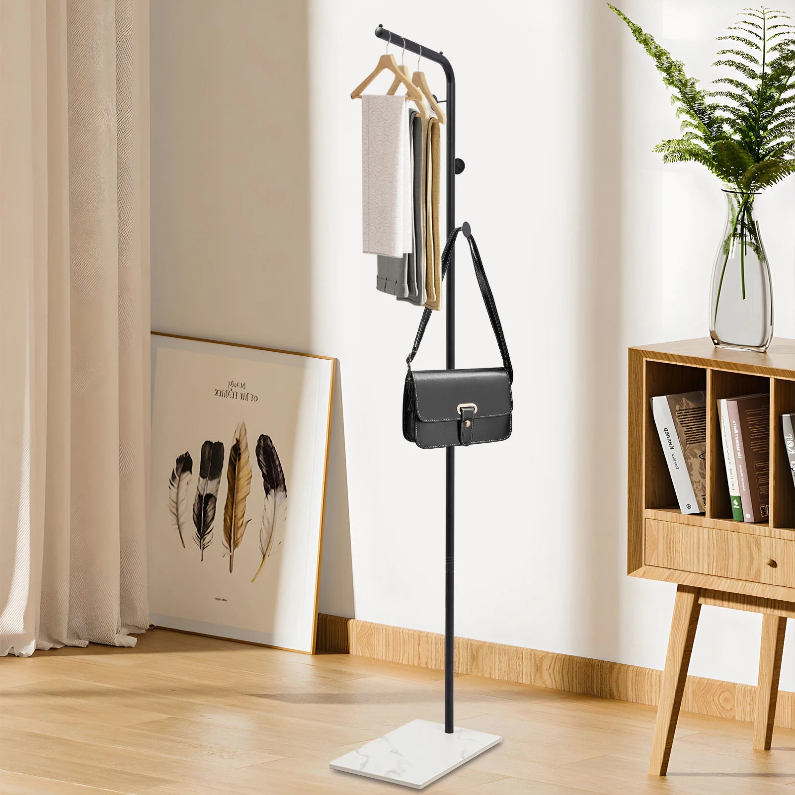 cintre à vêtements autonome grande capacité design résistant durable - vue 1 sur 7
