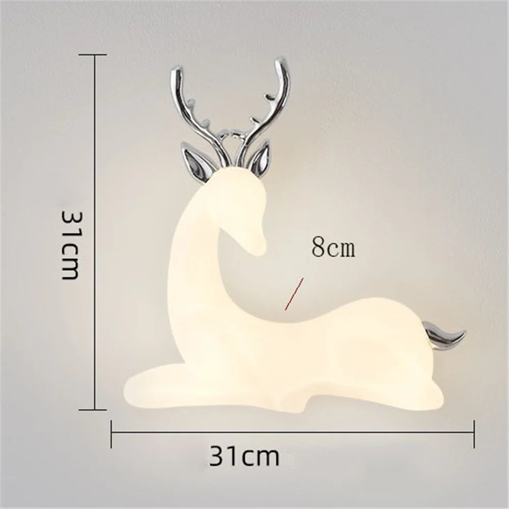 applique murale nordique en métal décorative pour chambre bébé - vue 6 sur 7