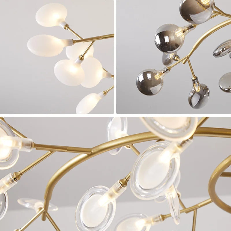 lustre moderne simple design créatif pour décoration intérieure - vue 5 sur 20