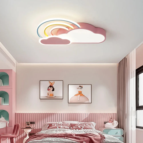 plafonnier nuage arc en ciel pour chambre d enfant décorative et chaleureuse - vue 2 sur 10