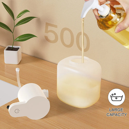 distributeur de savon automatique intelligent pour mains en mousse - vue 4 sur 10