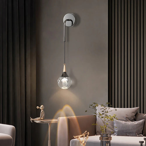 applique murale led créative en forme de méduse - vue 2 sur 9