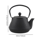 Bouilloire japonaise en fonte 1l avec infuseur thé