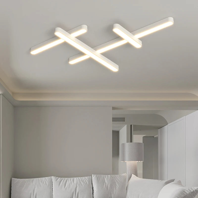 plafonnier led design moderne luminaire décoratif d'intérieur éclairage led - vue 3 sur 12