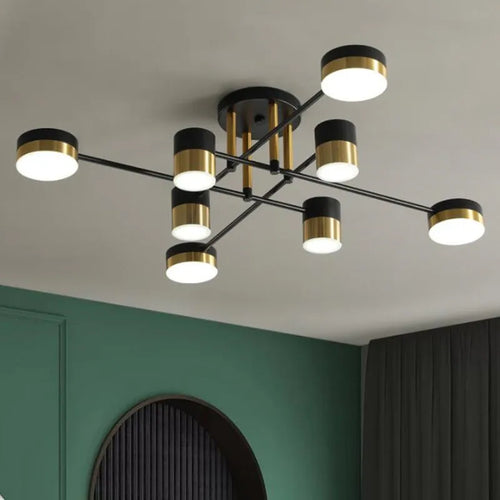 lustre à led design nordique moderne pour intérieur - vue 3 sur 11