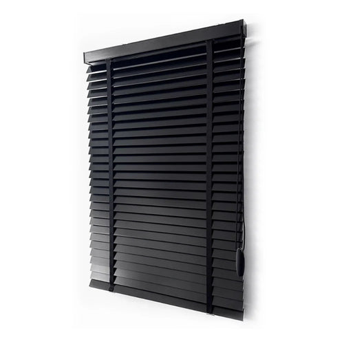 Store vénitien bois véritable anti uv sur mesure - vue 3 sur 9