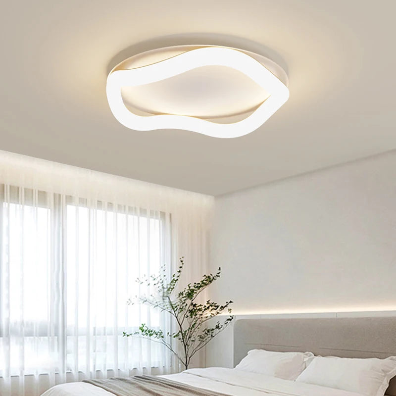 plafonnier simple avec télécommande et intensité réglable pour intérieur - vue 3 sur 8
