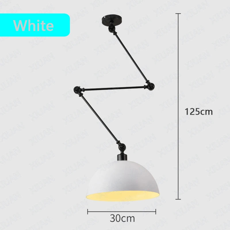 plafonnier led suspendu design scandinave moderne en aluminium - vue 9 sur 16