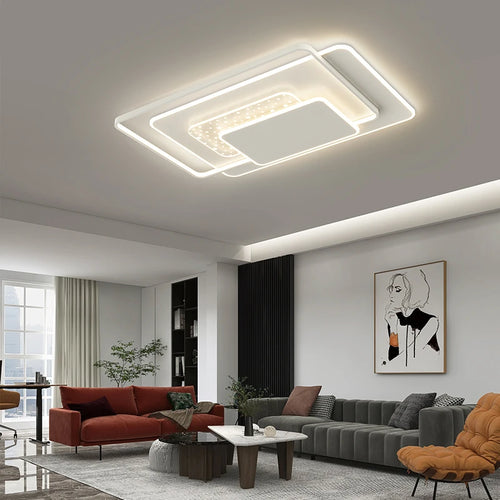 lampe de salon moderne ultra-mince led protection des yeux - vue 2 sur 14