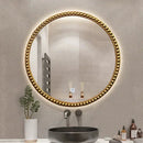 miroirs décoratifs ovales en macramé pour décoration murale
