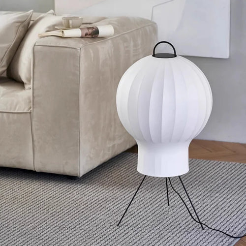 Jellyfish Floor Lamp Silk Standing Light Table Lamps for Bedroom Beside - vue 7 sur 7