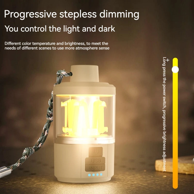 lampe de camping led rechargeable portable pour extérieur - vue 4 sur 6