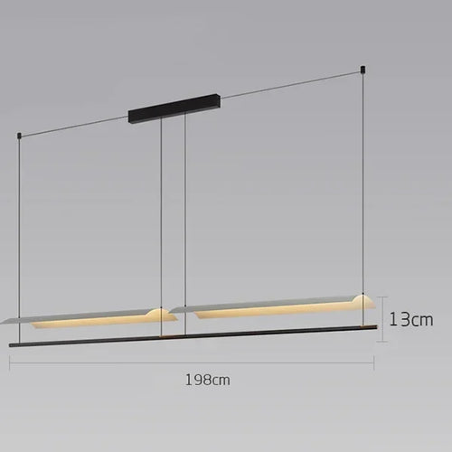 lustre minimaliste scandinave en tuiles pour bureau - vue 10 sur 11