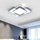 plafonnier led encastré carré moderne simple créatif
