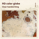 globe terrestre rétro éducatif pour géographie et décoration