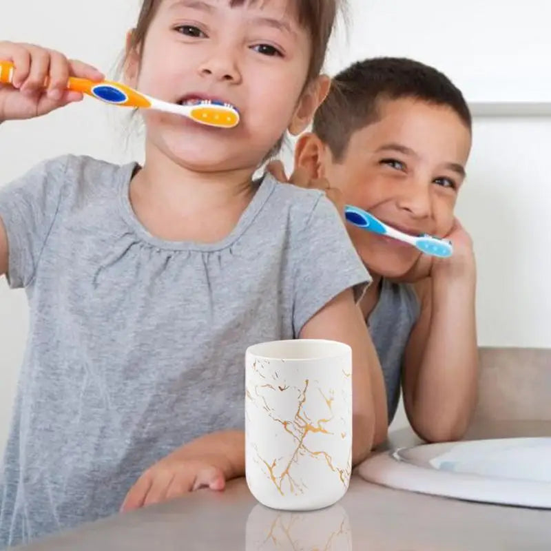 organisateur en céramique pour brosse à dents et dentifrice - vue 7 sur 8