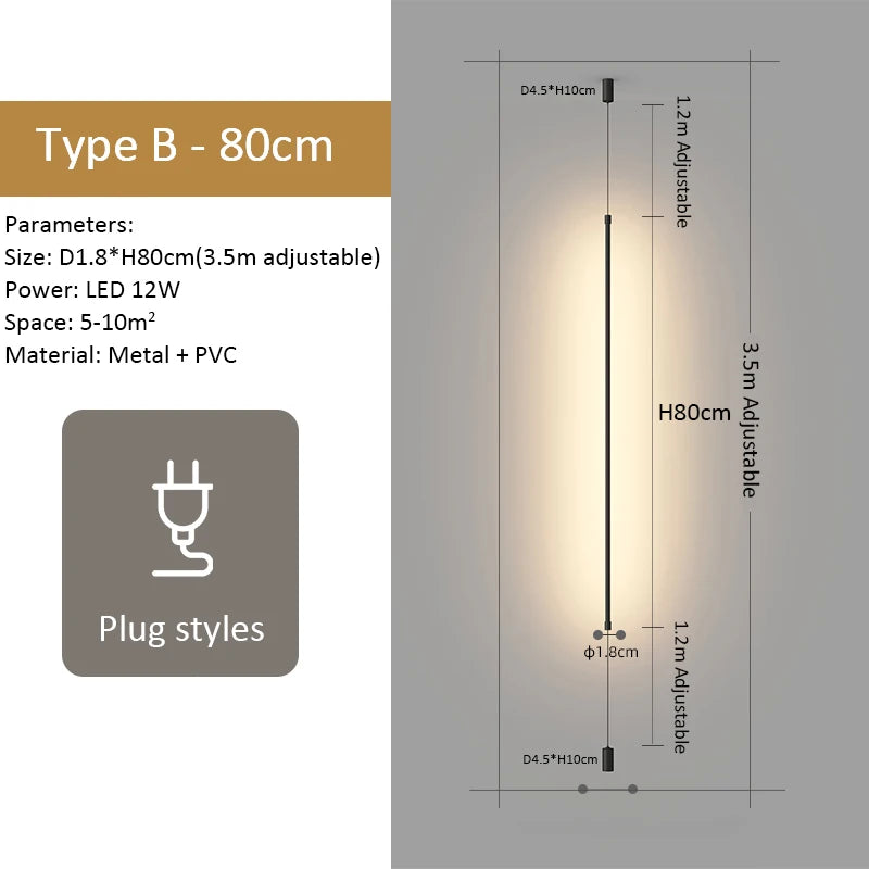 lampadaire suspendu minimaliste à led design moderne pour décoration intérieure
