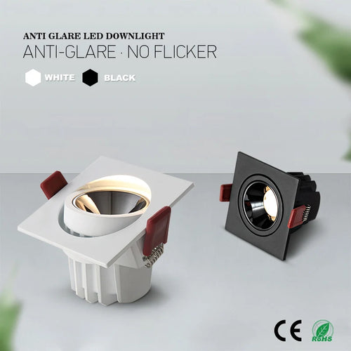 spot led encastré antireflet à intensité variable pour éclairage intérieur - vue 5 sur 5