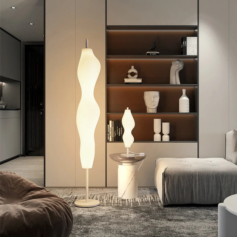 lampadaire design nordique moderne led créatif sur pied - vue 3 sur 8