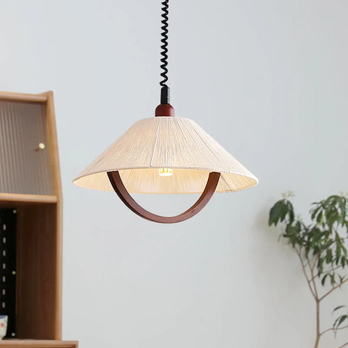 suspension rétro en tissu rétractable avec éclairage à led - vue 2 sur 9