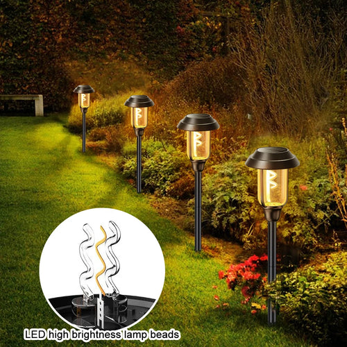 lampes solaires extérieures pour éclairage de jardin décoratif - vue 5 sur 12