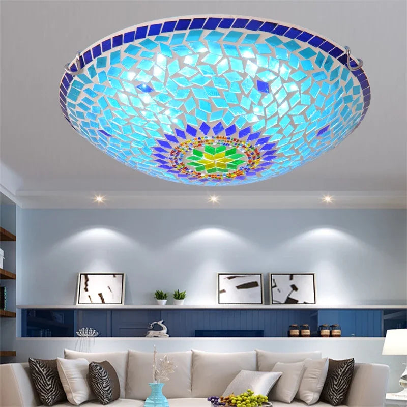 lustre en verre pour décoration moderne intérieure élégante lumineuse - vue 3 sur 9