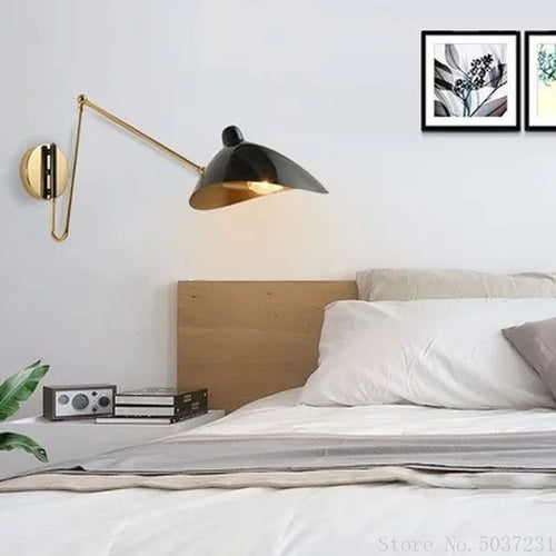 applique murale créative rotative style nordique dawm spider serge mouille - vue 3 sur 7