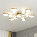 lustre led créatif pour éclairage intérieur moderne
