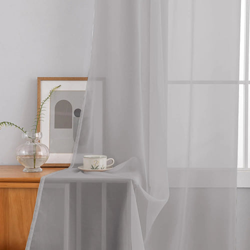 Voilage tulle extra long sur mesure hauts plafonds