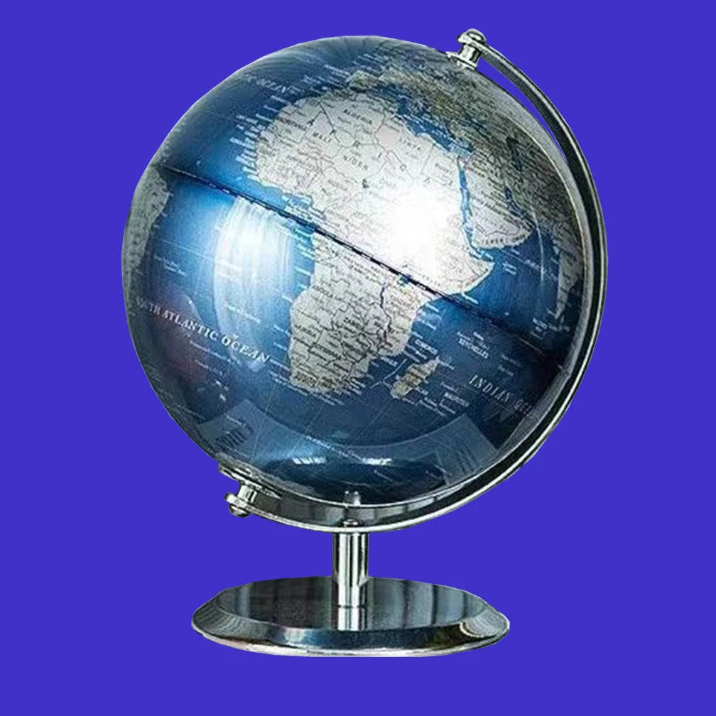 globe terrestre rétro pour l'éducation et la décoration des enfants - vue 5 sur 7