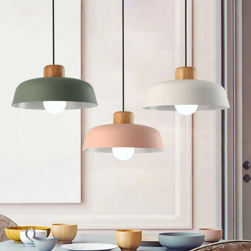 Lustre de style nordique moderne créatif personnalisé suspension lumière restaurant cuisine bar étude chambre minimaliste décor lampes