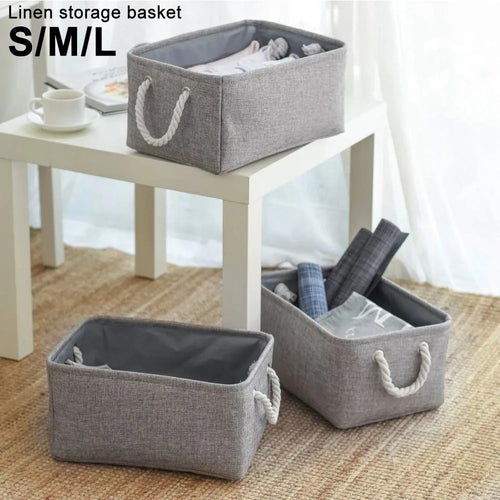panier de rangement pliable pour vêtements et jouets - vue 10 sur 10