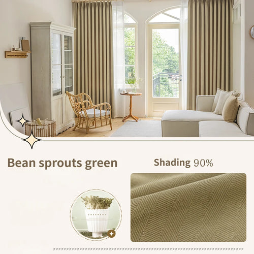 Rideau occultant uni style moderne pour salon chambre - vue 20 sur 23