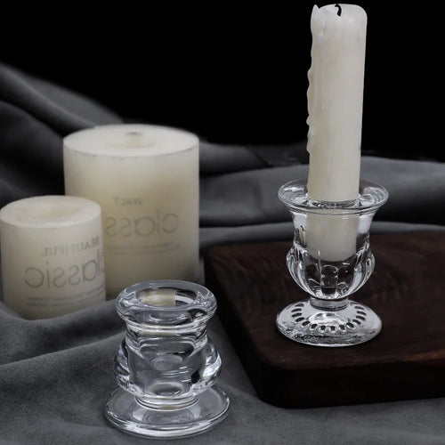bougeoir en verre créatif pour décoration intérieure et bar - vue 3 sur 8
