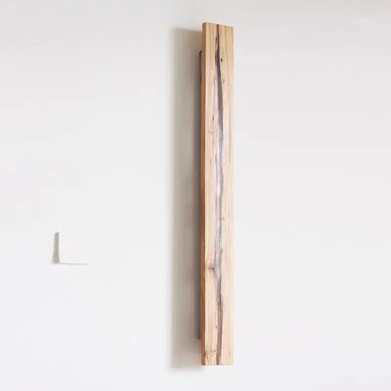 applique murale en bois massif style wabi sabi pour décoration intérieure - vue 3 sur 11