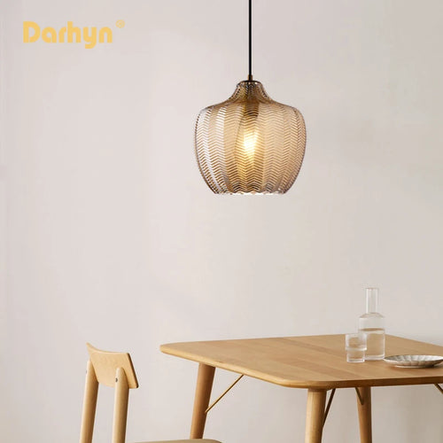 lampe led suspendue en verre design moderne pour intérieur - vue 3 sur 14