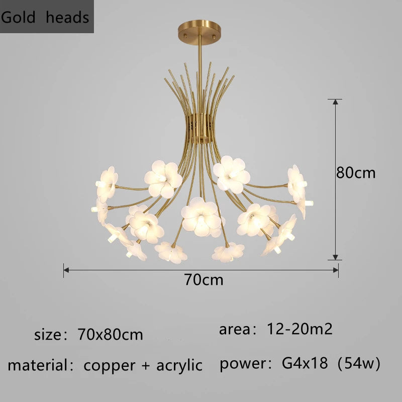 lustre moderne luxe en led pour éclairage intérieur - vue 13 sur 19