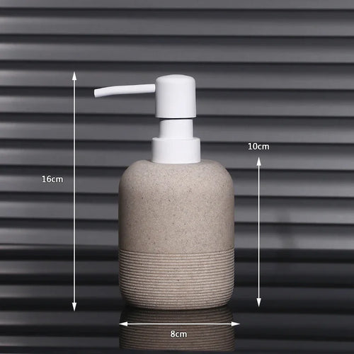 bouteille d'émulsion en grès pour salle de bain luxe - vue 9 sur 11