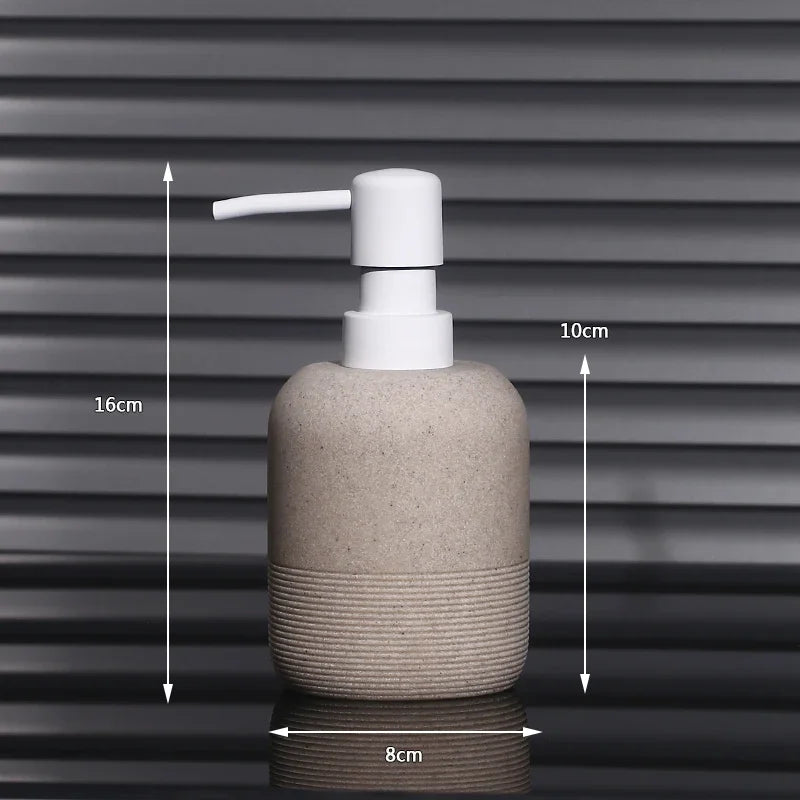 bouteille d'émulsion en grès pour salle de bain luxe - vue 8 sur 11